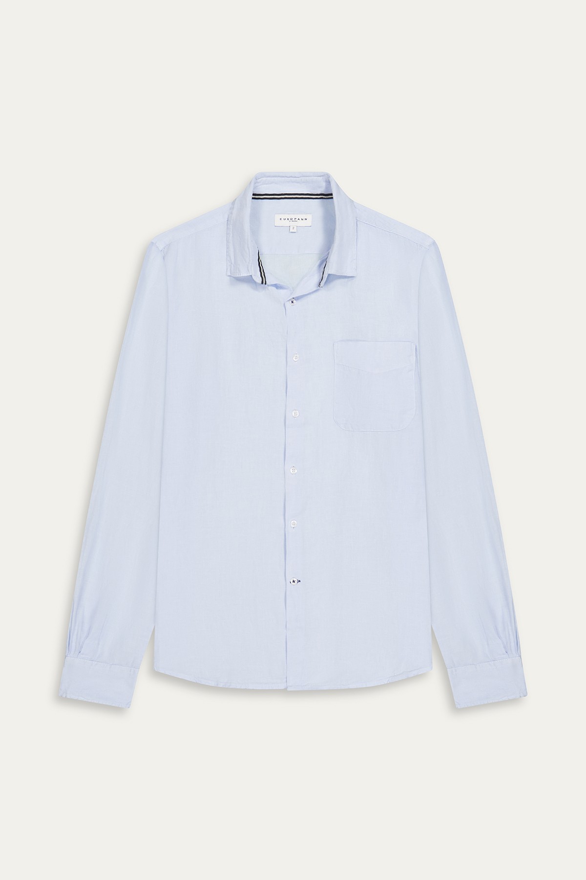 Chemise Homme unie blanche coupe ajustée|Marque de qualité - Europann