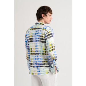 White pantone linen shirt Ross|  Quality brand Europann 