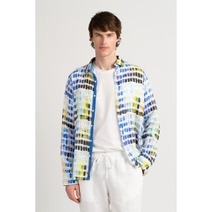 White pantone linen shirt Ross|  Quality brand Europann 