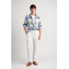 White pantone linen shirt Ross|  Quality brand Europann 