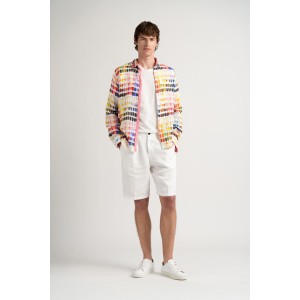 Pink pantone linen shirt Ross|  Quality brand Europann