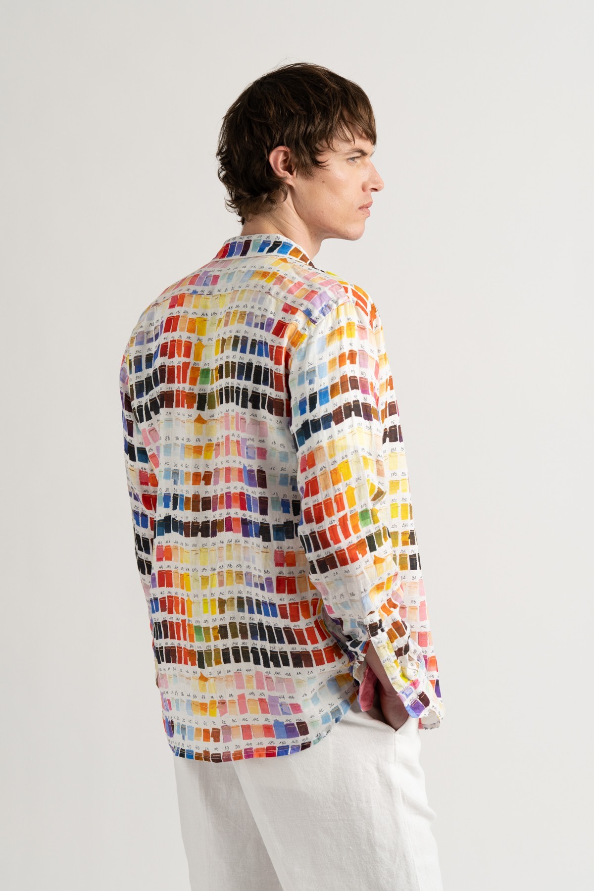 Pink pantone linen shirt Ross|  Quality brand Europann