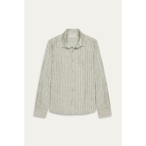 Chemise homme rayures blanche coupe ajustée|Marque de qualité -Europann 