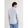 Chemise homme rayures bleu coupe ajustée|Marque de qualité -Europann 