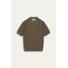 ELIH - Fine knit polo khaki