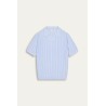 ELIH - Fine knit polo sky blue
