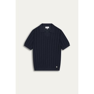 ELIH - Fine knit polo navy