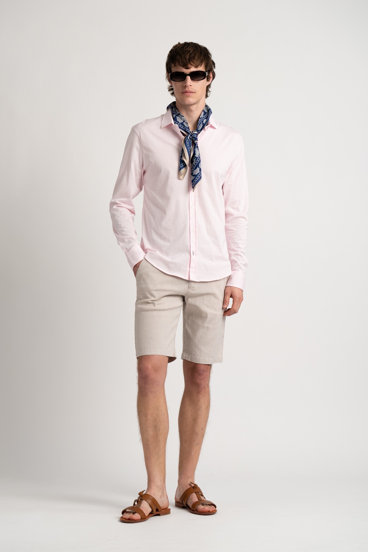 pink color long sleeves shirt for men | Quality brand Europann