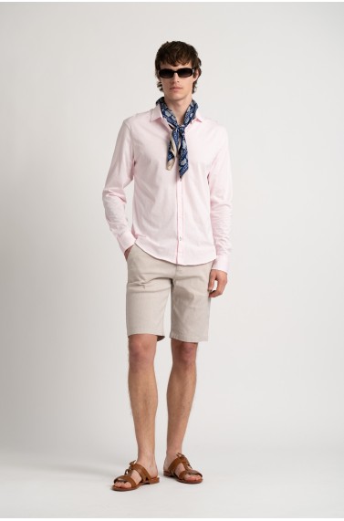 Chemise manches longues jersey slim fit |Marque de qualité - Europann