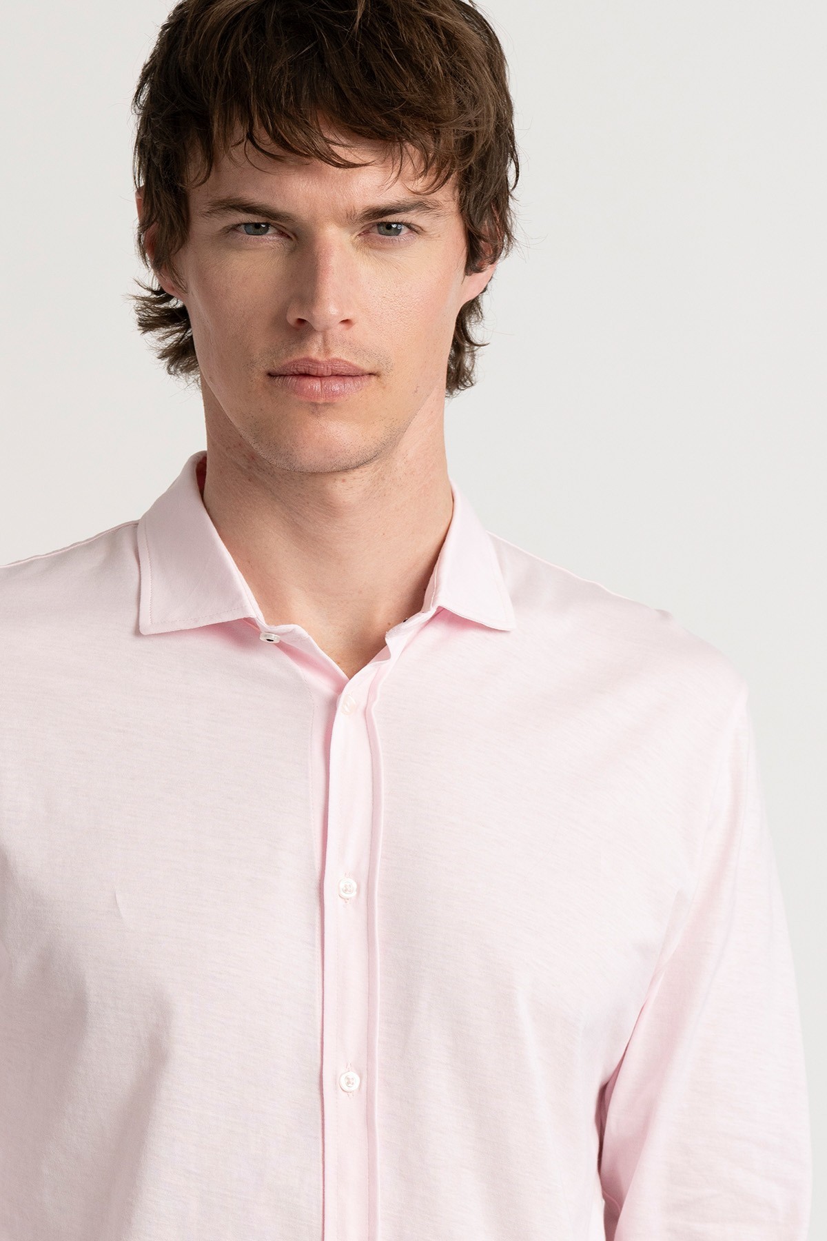pink color long sleeves shirt for men | Quality brand Europann