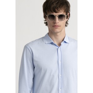 Chemise manches longues jersey slim fit |Marque de qualité - Europann 