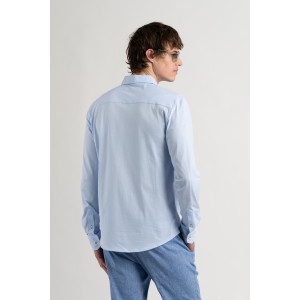 Sky blue color long sleeves shirt for men | Quality brand Europann 