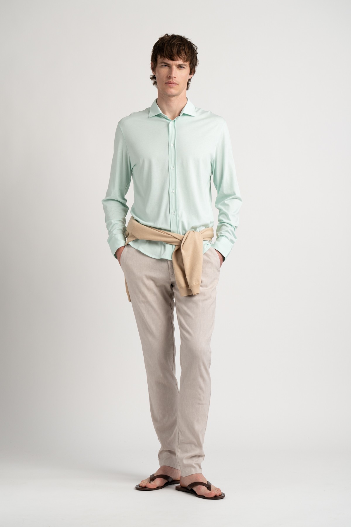 CHEMISE STUART AQUA