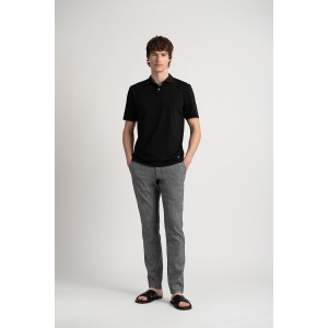 Black color short sleeves polo for men | Quality brand Europann 