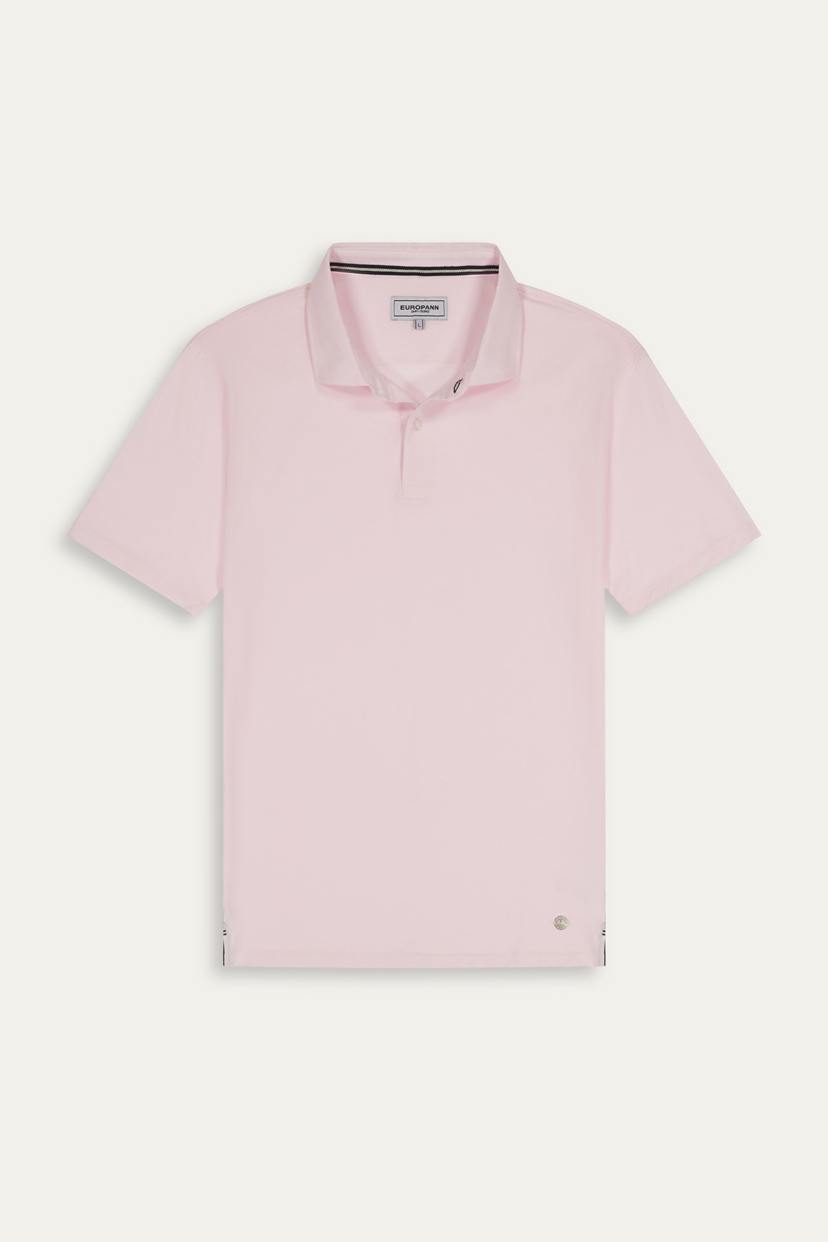 Pink color short sleeves polo for men | Quality brand Europann 