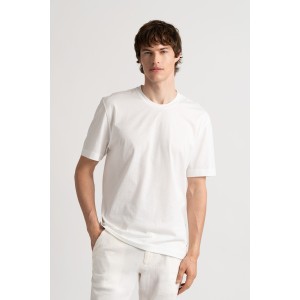 Short-sleeved slim fit jersey t-shirt | Quality brand - Europann