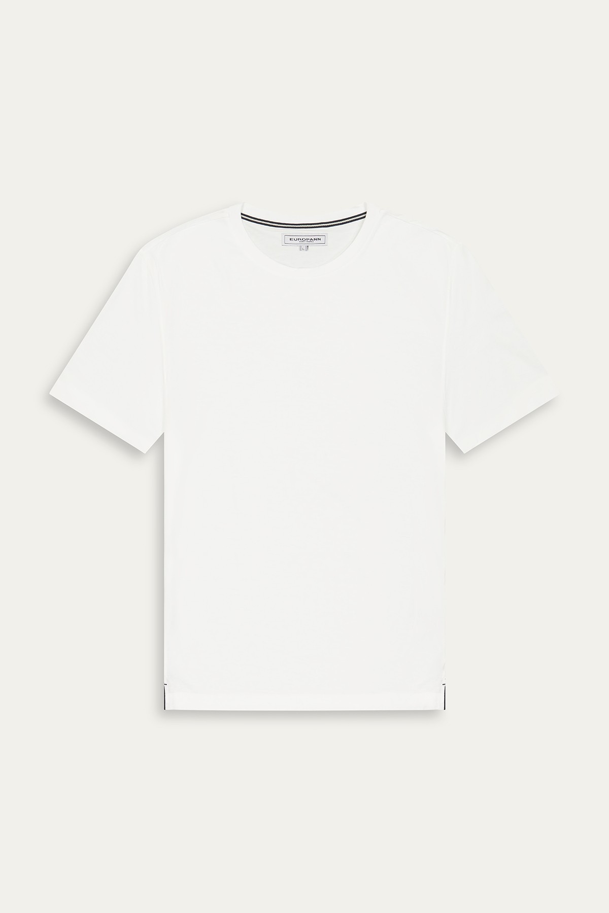 Short-sleeved slim fit jersey t-shirt | Quality brand - Europann