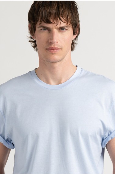 Short-sleeved slim fit jersey t-shirt | Quality brand - Europann