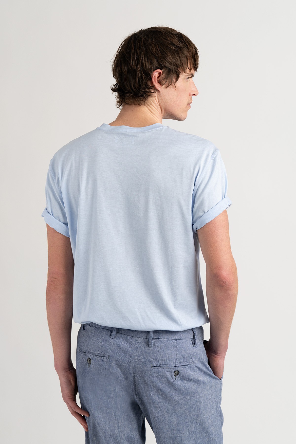 Short-sleeved slim fit jersey t-shirt | Quality brand - Europann