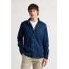 VARDY - Casual cotton voile shirt navy blue