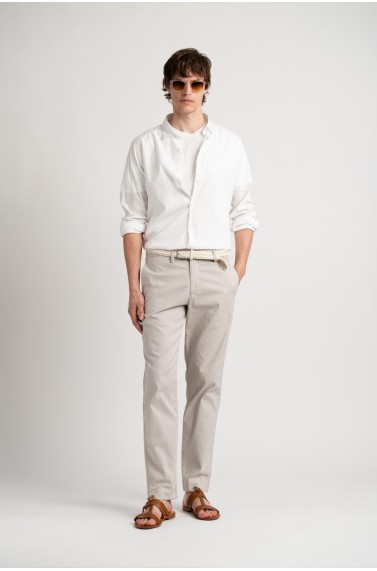 Chemise Homme manches longues unie blanche slimfit|Europann