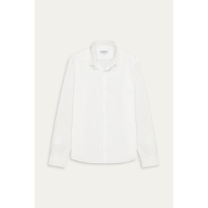 Chemise Homme manches longues unie blanche slimfit|Europann