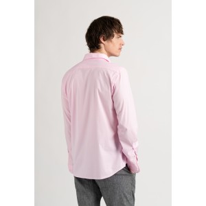 Plain pink color long sleeves shirt for men | Quality brand Europann 