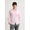 Chemise Homme manches longues unie rose slimfit|Europann 