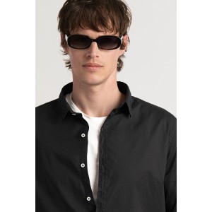 Plain black color long sleeves shirt for men | Quality brand Europann 
