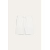NAPOLI - White relaxed linen shorts