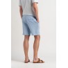 NAPOLI - Sky blue relaxed linen shorts