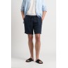 NAPOLI - Navy relaxed linen shorts