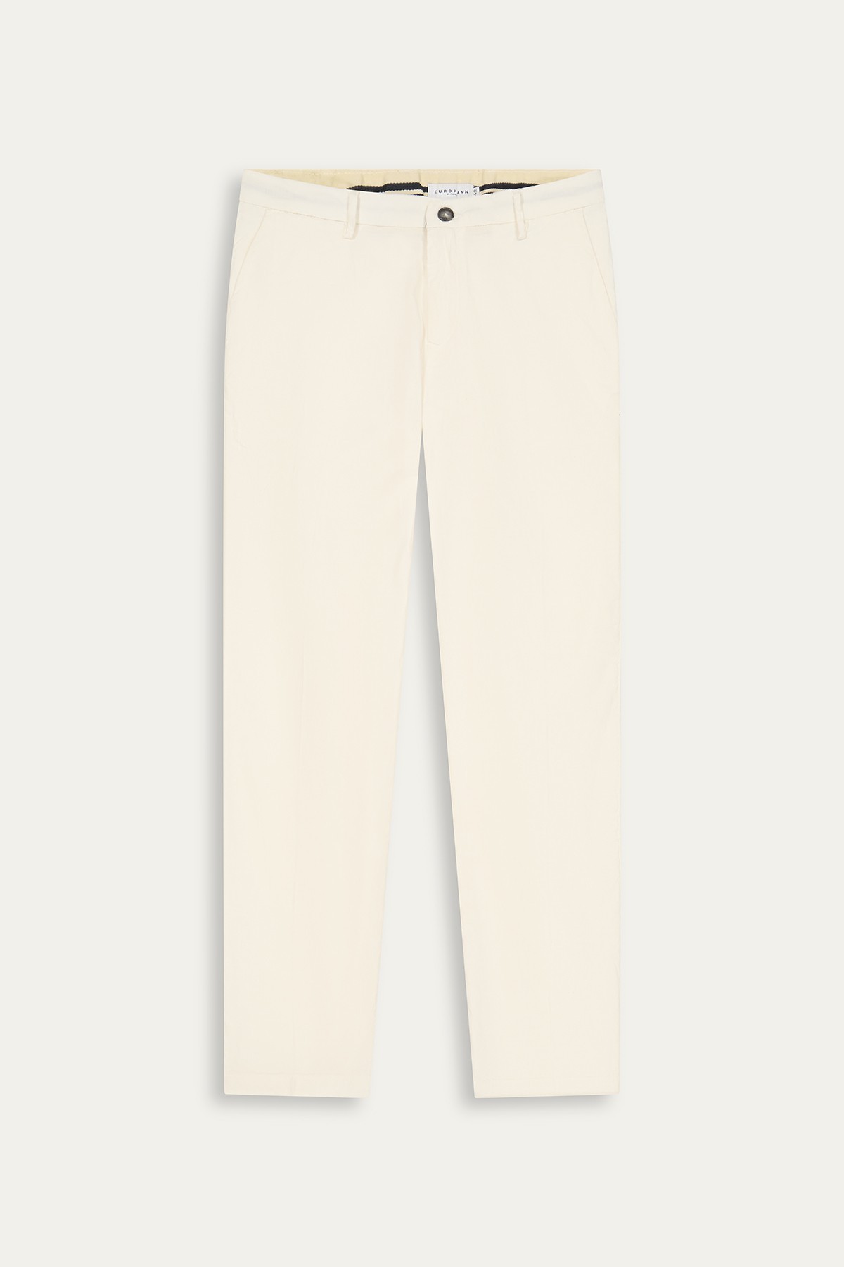 Pantalon chino slim en lin chiné Homme | Marque de qualité - Europann 