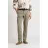 Pantalon chino slim en lin chiné Homme | Marque de qualité - Europann 