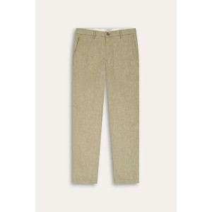 Chinos men's marl linen slim pants |  Quality brand Europann 