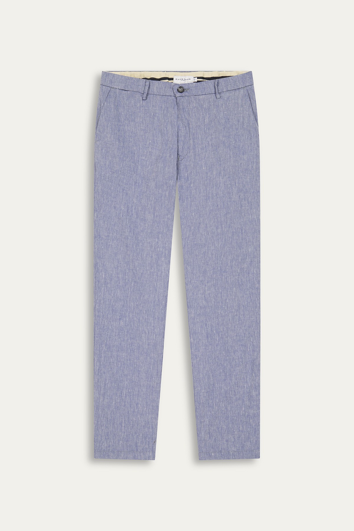Chinos men's marl linen slim pants |  Quality brand Europann 