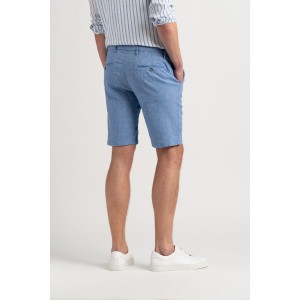 Bermuda en lin chiné  coupe ajustée homme|Marque de qualité - Europann