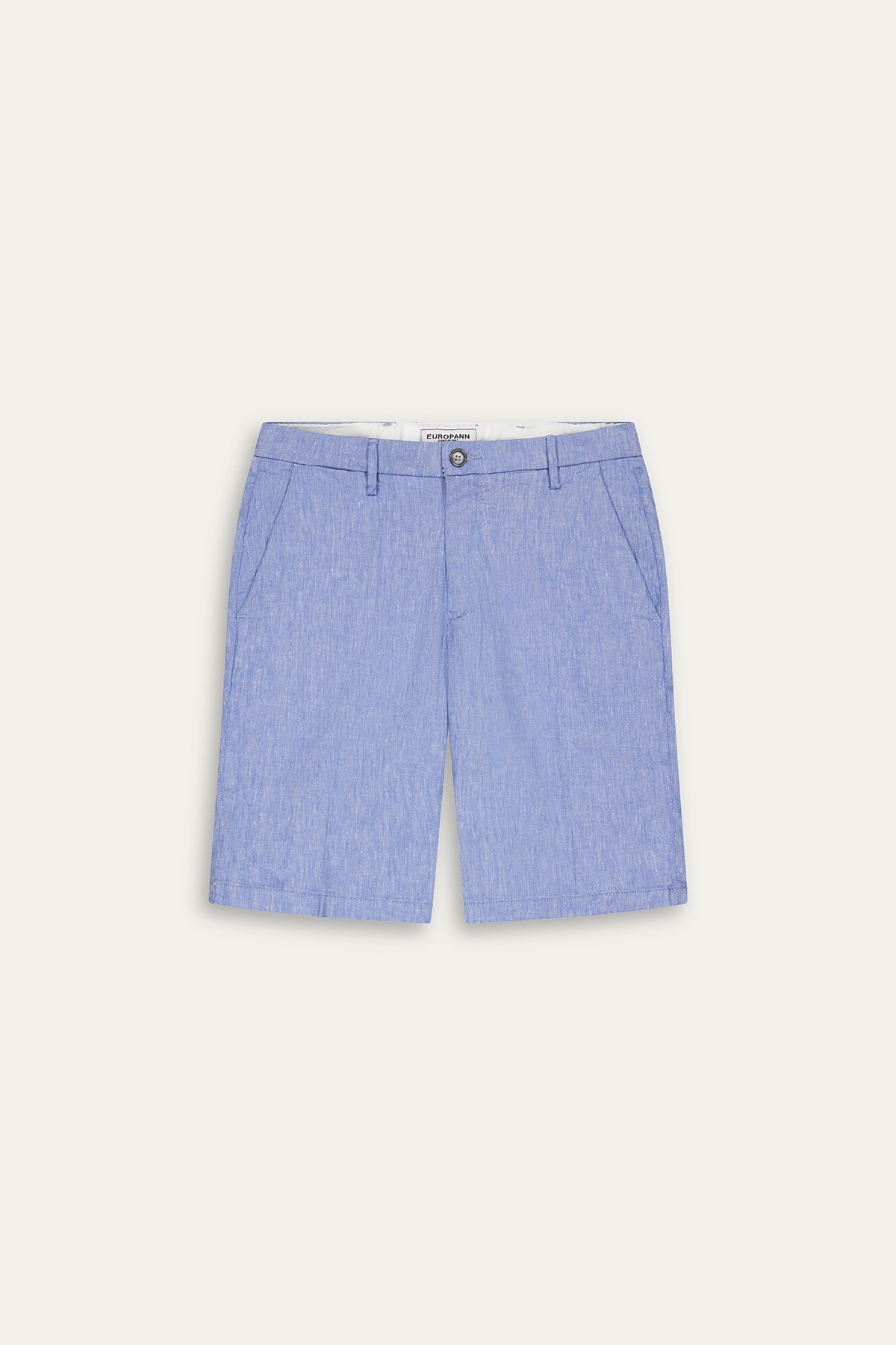 Bermuda en lin chiné  coupe ajustée homme|Marque de qualité - Europann