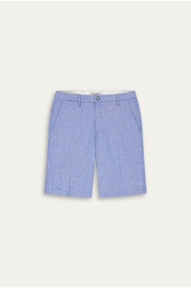 Bermuda en lin chiné  coupe ajustée homme|Marque de qualité - Europann