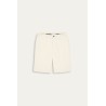 Linen-blended men's white bermuda |  Quality brand Europann 