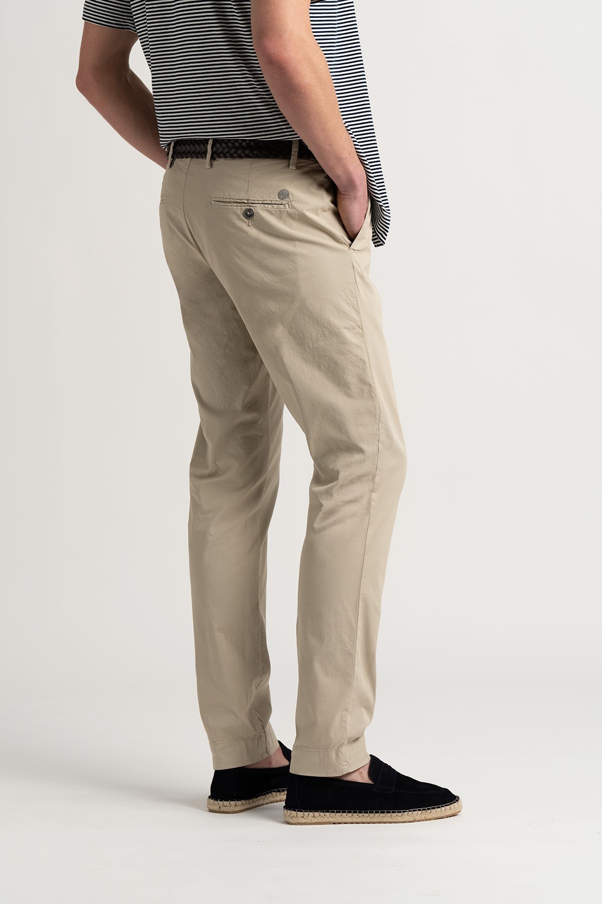 Pantalon chinos en coton coupe ajustée homme|Marque de qualité - Europann