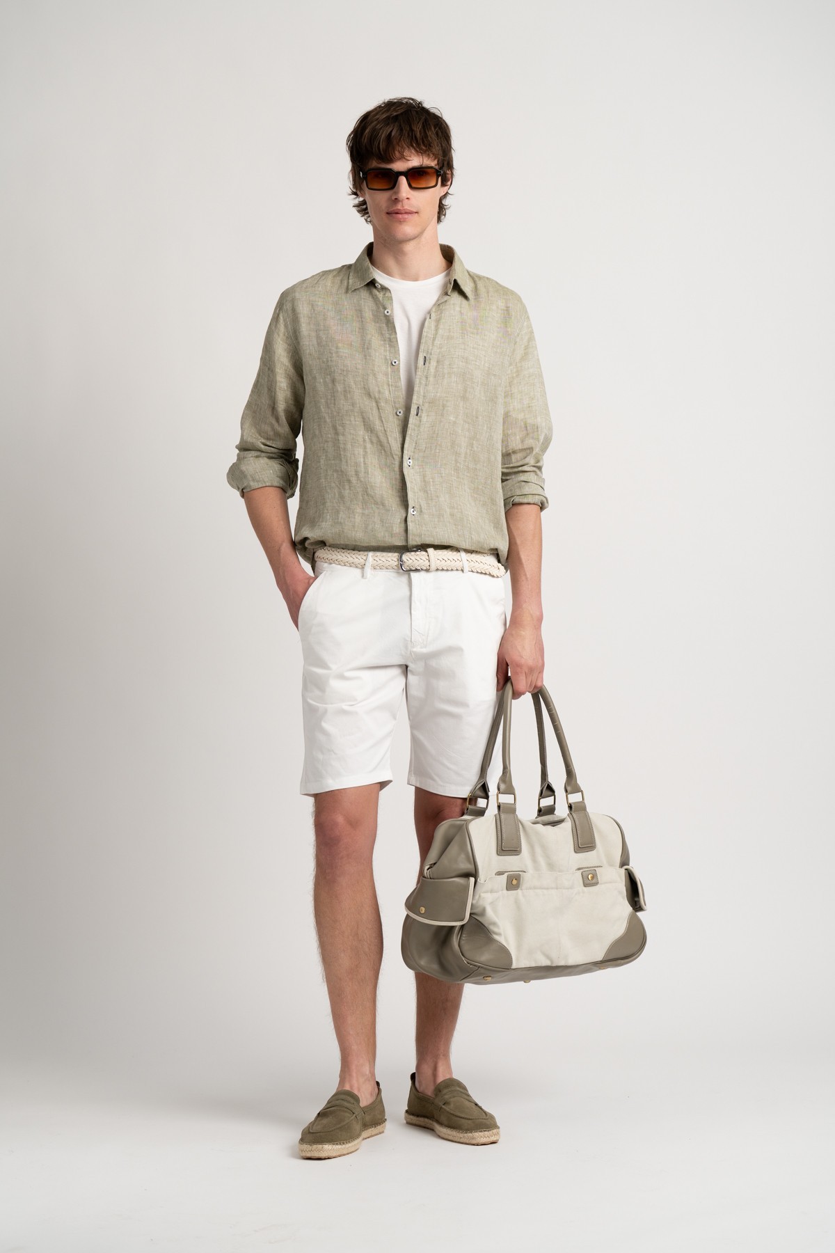 Bermuda en coton coupe ajustée homme|Marque de qualité - Europann 