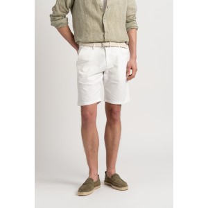 Cotton men's plain white bermuda |  Quality brand Europann 