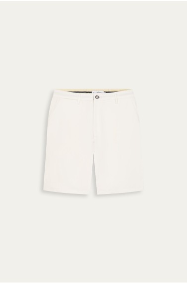 Cotton men's plain white bermuda |  Quality brand Europann 