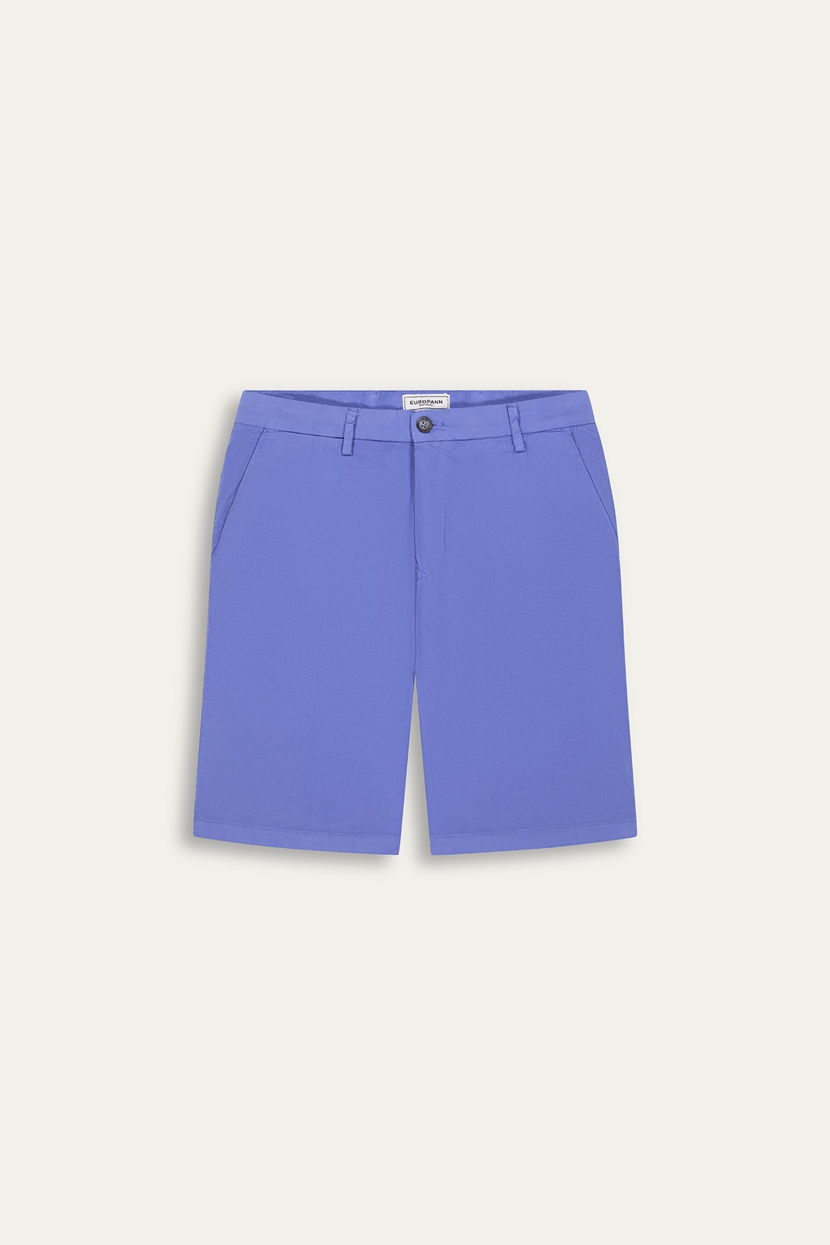 Cotton men's plain ocean blue bermuda |  Quality brand Europann 