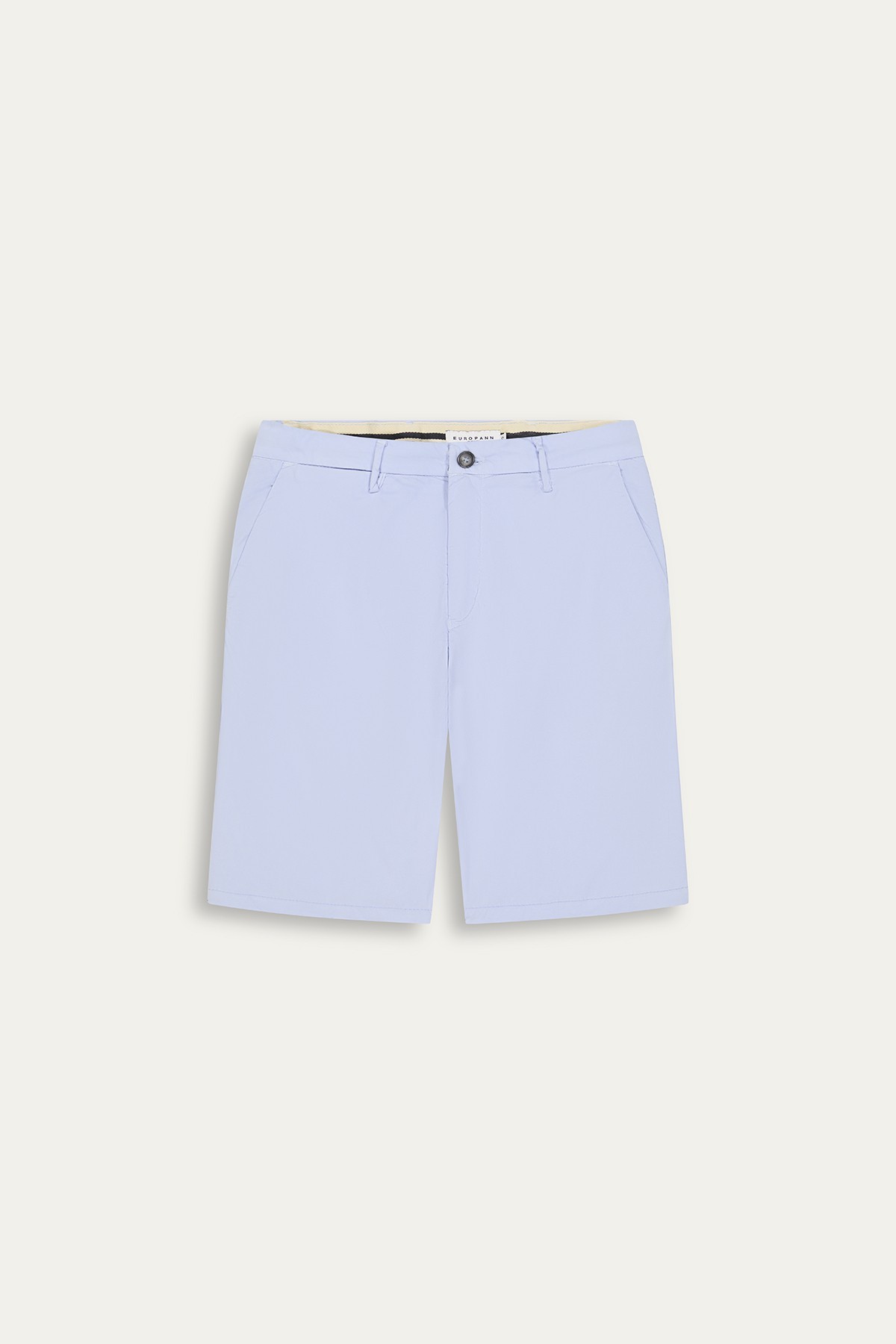 Cotton men's plain sky blue bermuda |  Quality brand Europann 