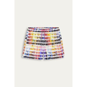 Short de bain fushia imprimé pantone|Maillot de qualité - Europann 