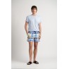 White swimshort with pantone prints  for mens| Quality brand Europann 