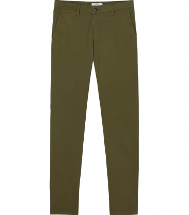 FLASH - Pantalon chino coupe ajustée, kaki