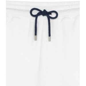 WHITE SPONGE JOGGING SHORTS NOAH